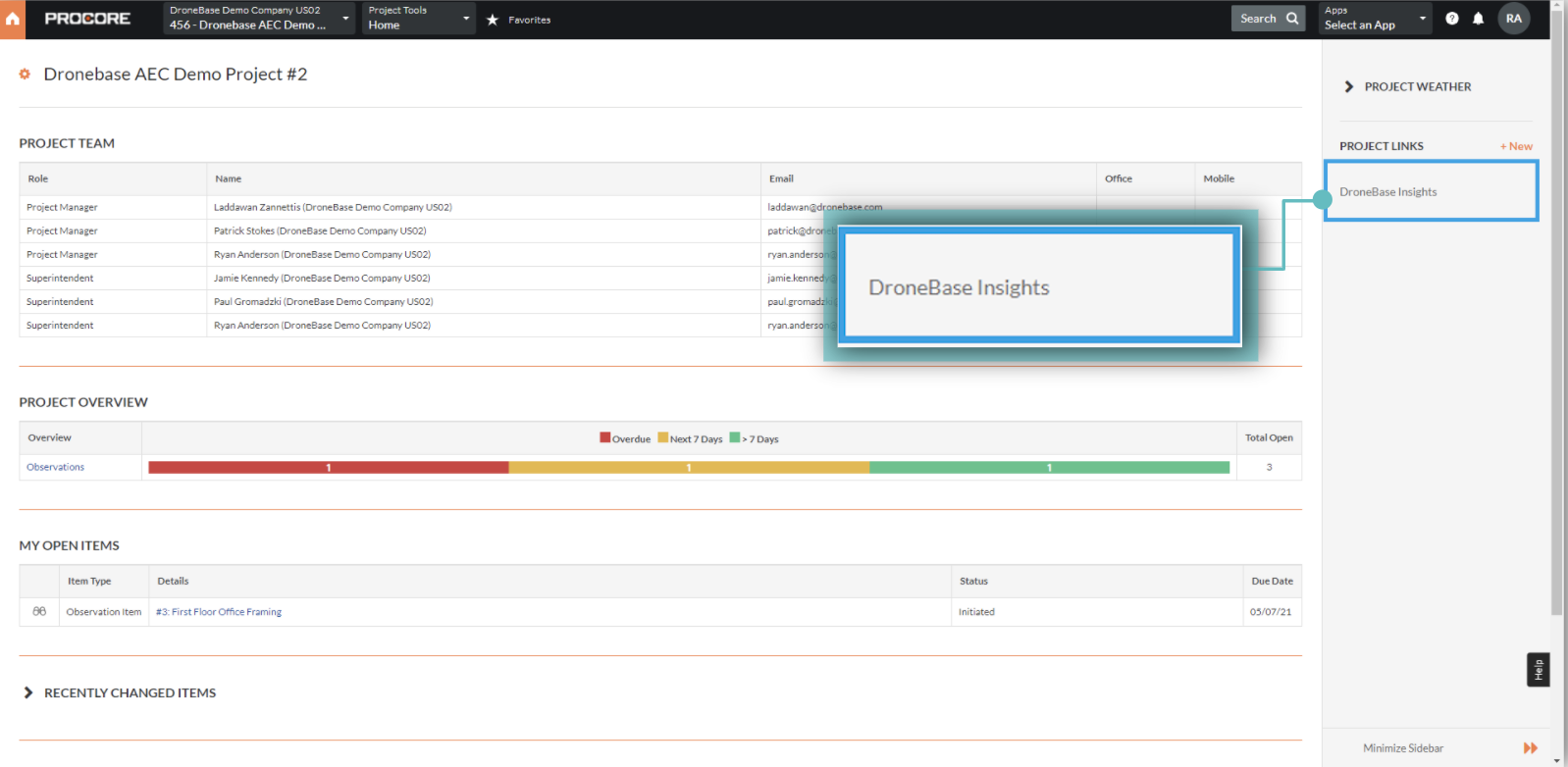 Procore Integration