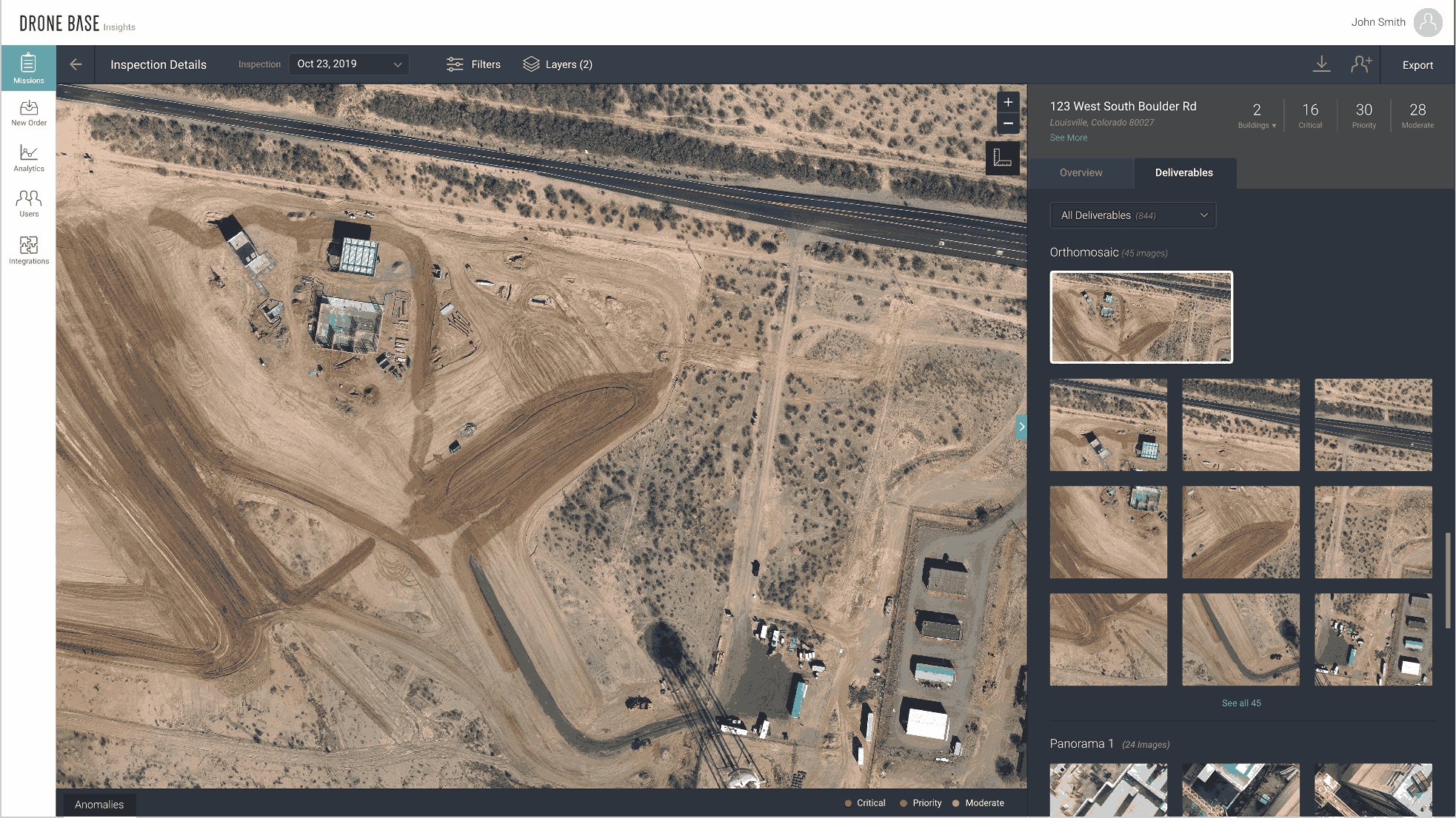 Site & Inspections Index